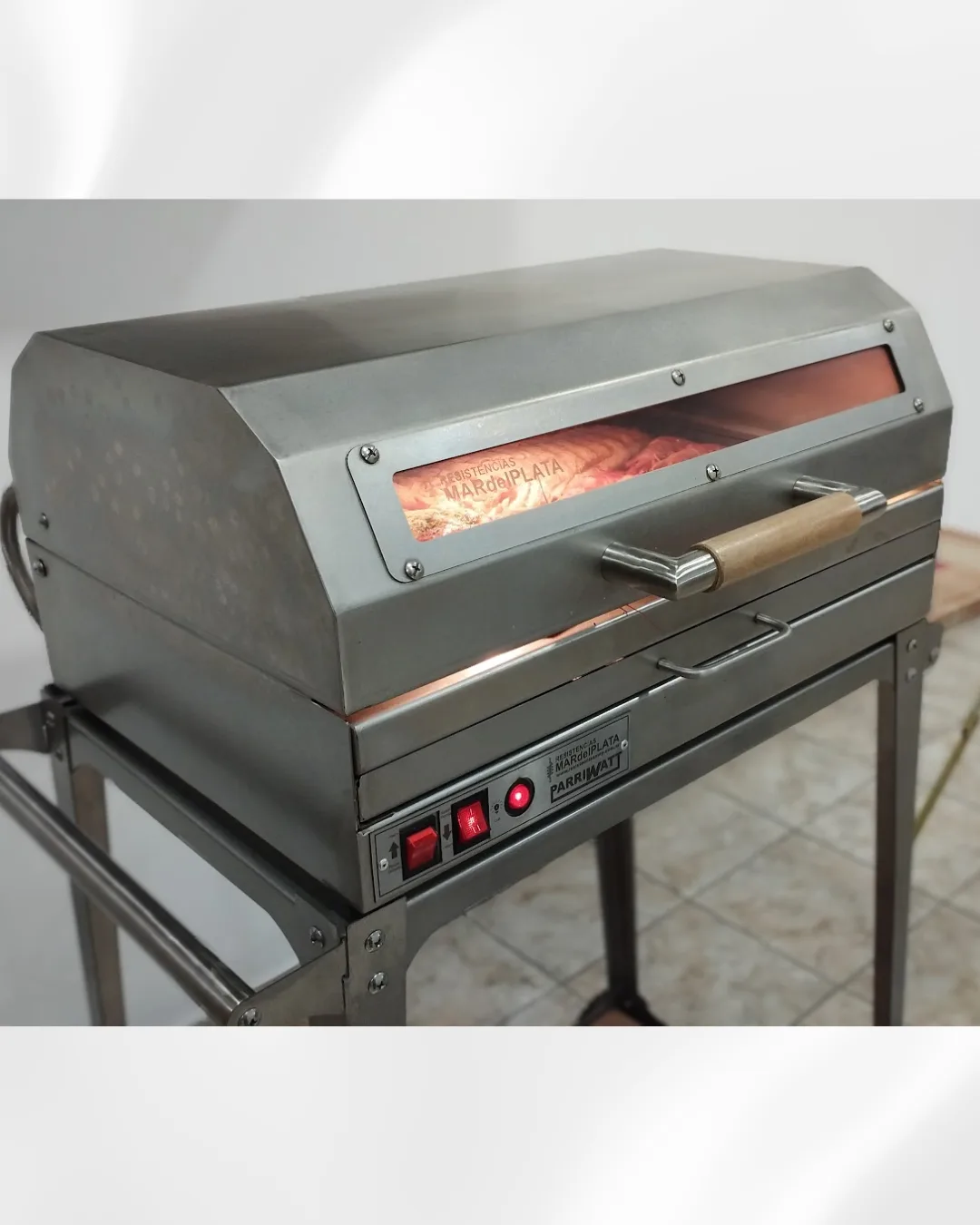 PARRILLA ELECTRICA PARRIWATT 600 Versión Acero inoxidable - Image 5