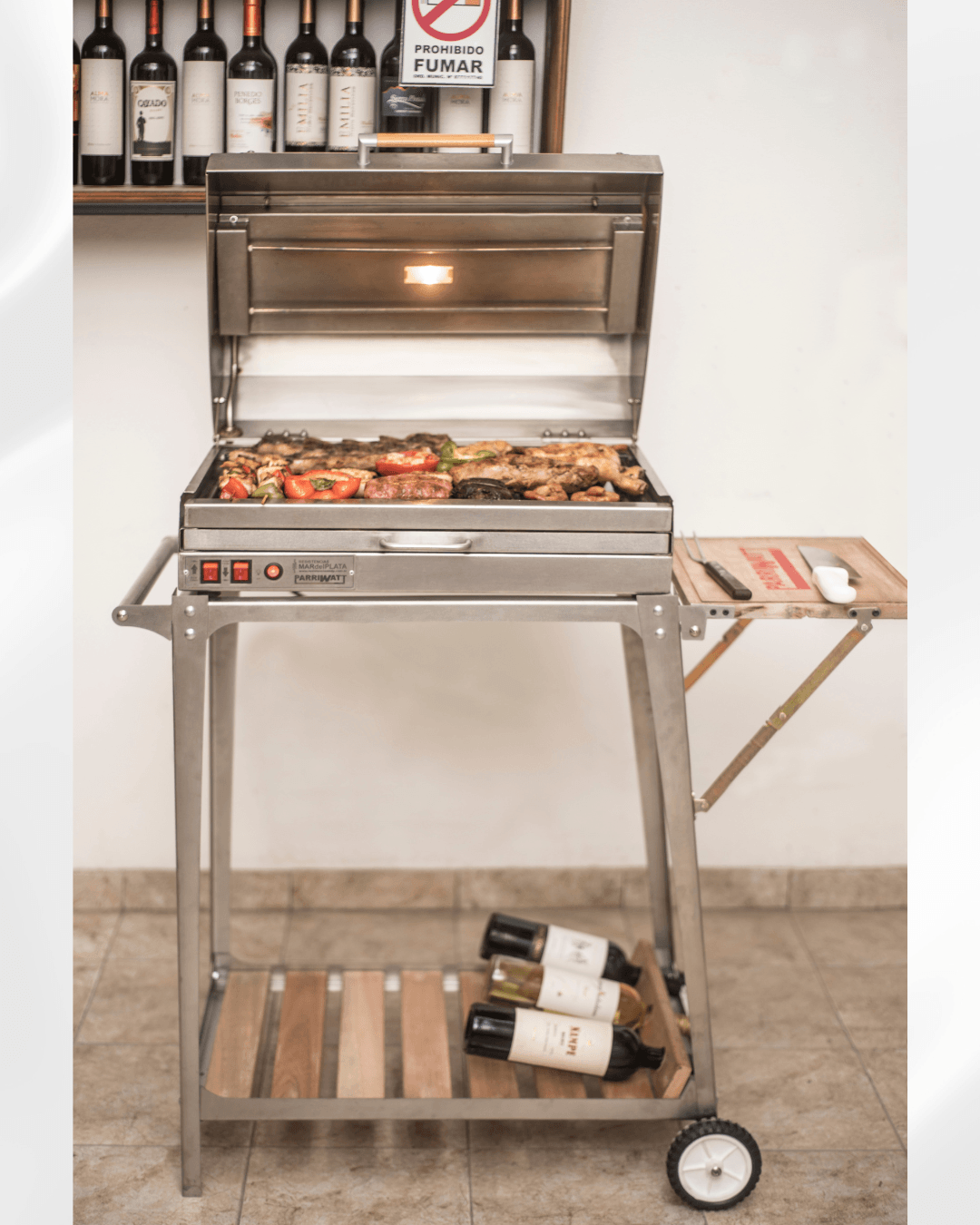 31 Combo Parriwatt 600 INOX + Mesa Soporte (50% OFF en la mesa) - Image 4
