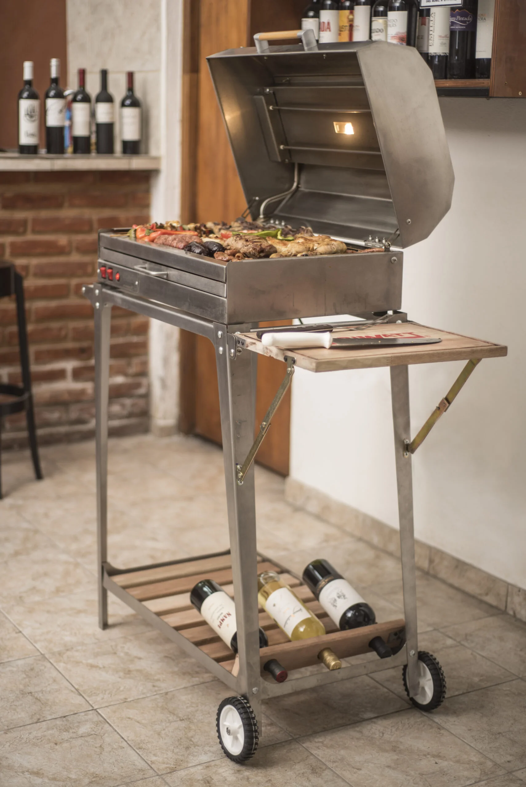 Mesa soporte Parriwatt de Acero Inoxidable para Modelo 400 - Imagen 2