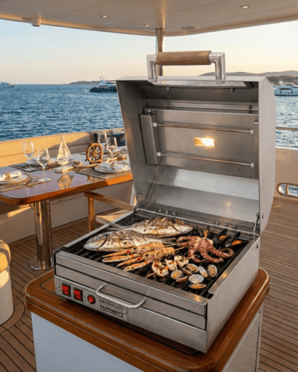 PARRILLA ELECTRICA PARRIWATT 400 Versión Acero inoxidable