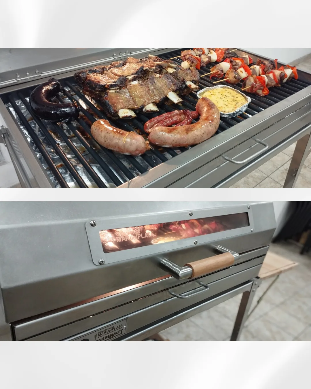 PARRILLA ELECTRICA PARRIWATT 800 Versión Acero inoxidable - Image 4