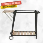 Mesa soporte Parriwatt color negro para Modelo N 800