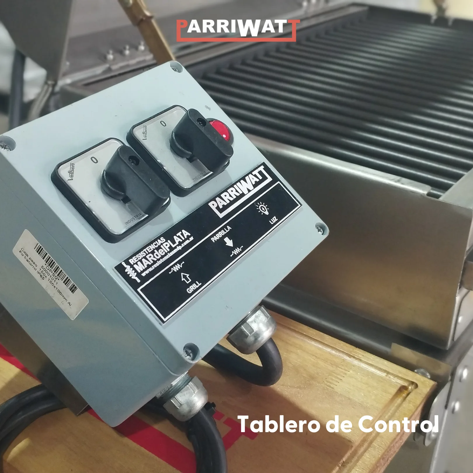 PARRILLA ELECTRICA PARRIWATT 600 Versión NAVAL - Imagen 4