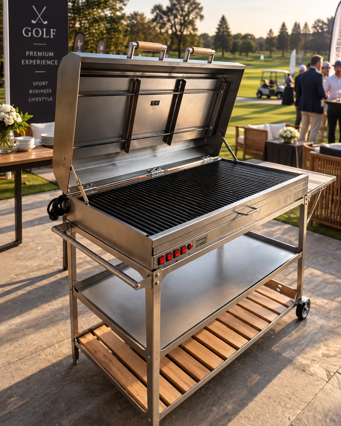 COMBO PARRIWATT 1250 INOX + MESA SOPORTE - Imagen 3
